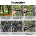 Hammock doppia e singola con 2 cinturini per alberi